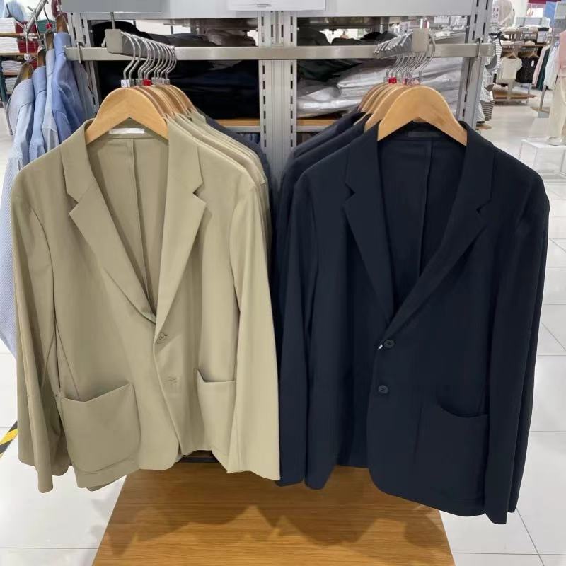 New Japanese Style Men's Versatile High-Elasticity Jacket Commuter Business Casual Suit Spring/Summer 475039 New Japanese Style Men's Versatile High-Elasticity Jacket Commuter Business Casual Suit Spring/Summer 475039