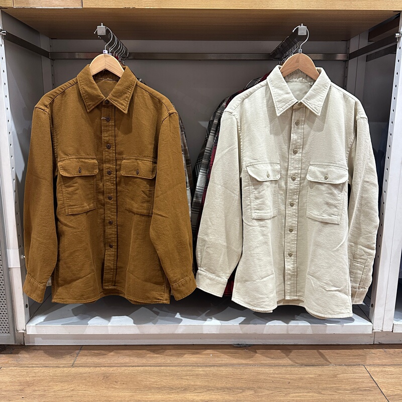 Soft Cotton Shirt/Long-Sleeved Shirt for Men and Women 26 Autumn and Winter New Workwear Thin Jacket Air-Conditioning Shirt K486610 Soft Cotton Shirt/Long-Sleeved Shirt for Men and Women 26 Autumn and Winter New Workwear Thin Jacket Air-Conditioning Shirt K486610