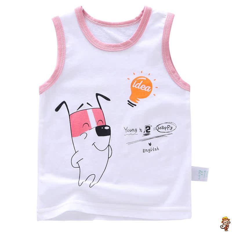 Baby baby nhỏ vest mùa hè không tay đầu mỏng bông 0 một bé gái 3 tuổi 5 trẻ nhỏ mặc 2 con trai.