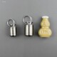 Portable pure titanium mini medicine bottle titanium alloy waterproof warehouse outdoor emergency capsule bottle Jiuxin pill storage small medicine box