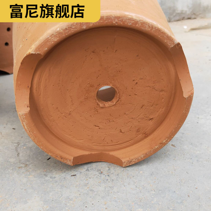 Rich, flower pot made of baked clay basin of clivia tuba basin, coarse sand specials clay ceramic clay old custom breathe freely