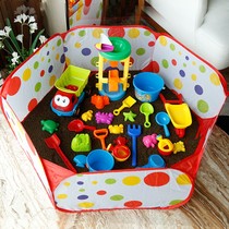 Sicklesenna Toy Sand Pool Suit Marine Polo Pool Children Sand Toy Beach Sand Leaking Car Baby Home Fence