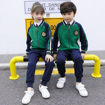 Kindergarten Garden Clothing Spring Autumn Clothing Yinglun College Wind Childrens Class Autumn Sweater Primary School Uniforms Sports Suit
