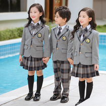 Kindergarten Garden Clothing Spring Autumn Clothing Yinglun Wind suits Three sets of children autumn and winter school uniforms suit elementary school childrens class clothes