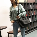 Кенгуру, рюкзак, универсальная кожаная сумка через плечо, из натуральной кожи, коллекция 2021, в корейском стиле