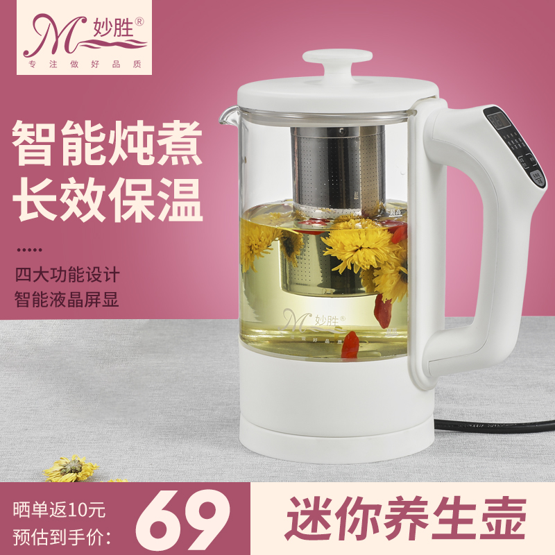 Health preserving pot Home Multi-functional office memes Mini small cooking teapot boiled teapot with a teapot for one person