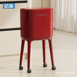 Bending-Free High-Leg Kitchen Trash Can New Heightened Household High-Value Large-Capacity Removable Kitchen Waste Sanitary Bucket