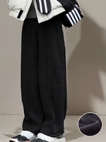 Черные бархатные штаны