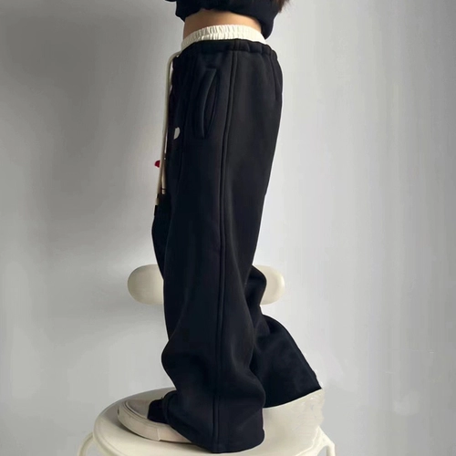 Флисовые демисезонные детские штаны, зимний пуховик, коллекция 2023, подходит для подростков, детская одежда