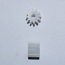 0 5 Modulus 12 Tooth Plastic Gear 2 3mm Hole Gear 12-2 3A Toy Model Accessories 7mm Diameter