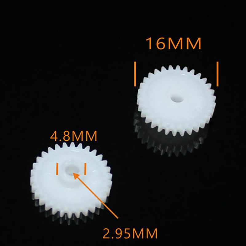 0 5 module 30 teeth 3mm hole plastic gear toy accessories 303a single layer gear outer diameter 16mm10