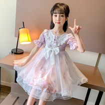 Girl Loretta Dress Summer Genuine woman Grand Tong Liandress Childrens full set of lolita dress little girl Lolita