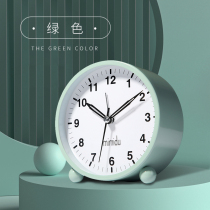 Student alarm clock Students with small children mute simple cute bedside luminous creative bedroom lazy personality clock