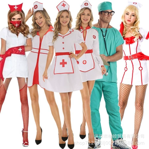 Униформа медсестры, xэллоуин, косплей