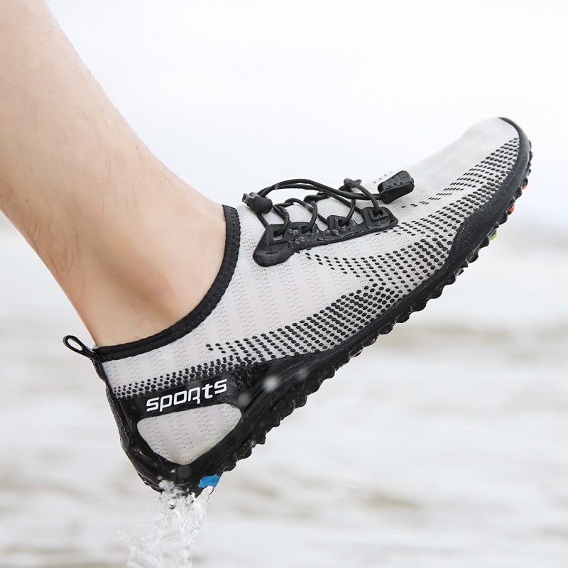 Summer men's hole sandals fishing shoes reef shoes breathable mesh shoes leisure outdoor wading beach shoes upstream shoes