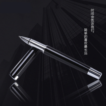 Canoka 2021 business men and women neutral lettering pen Korea creative simple black signature pen retro personality solid color literary metal handwriting pen private custom stationery office supplies