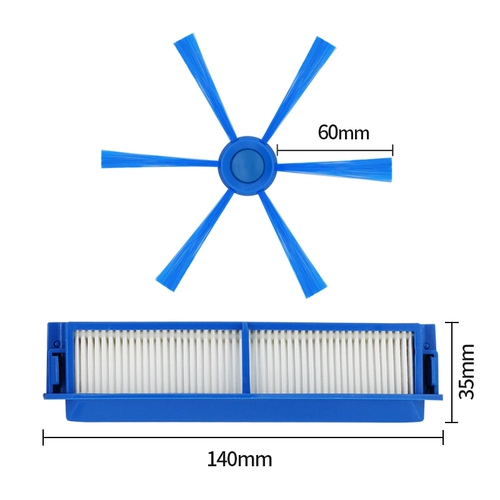 Аксессуары для подметальных роботов Philips F8792/94/96/FC8007 Боковая щетка Hypa тряпка для очистки фильтра