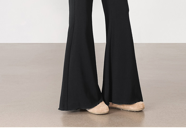 Maternity Pants for Outdoor Wear 2026 New Spring and Autumn Flared Pants with Belly Support Yoga Pants Plus Size Slightly Flared Long Pants for Autumn — 10