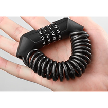 Mountain bike lock helmet lock motorcycle anti-theft portable lock electric bike password bicycle mini chain lock