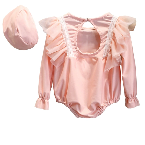 Детский купальник, модный лонгслив для принцессы, коллекция 2022, защита от солнца, подходит для подростков