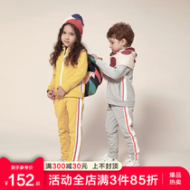 2021 new childrens sweatpants cardio-hoodie boy girls jacket boy spring autumn baby blouse pants spring dress