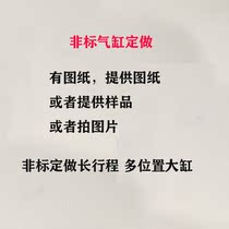 Non-Label cylinder Customized various cylinder set making long stroke multi-position large cylinder diameter No rod sliding table Standard small