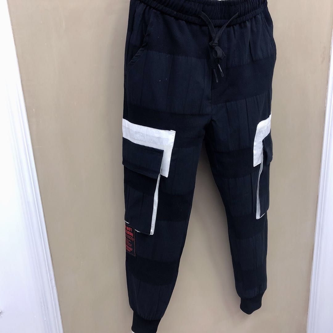 Mùa hè 2019 quần cotton trắng nam giản dị nam chân thon dài quần trắng nam chín quần - Quần mỏng quần jean nam rách