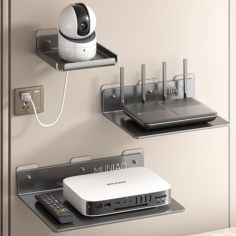 Camera Indoor Bracket, No-Drill Installation, Home Surveillance, Outdoor Wall-Mounted Shelf, Router Placement Base Stand Camera Indoor Bracket, No-Drill Installation, Home Surveillance, Outdoor Wall-Mounted Shelf, Router Placement Base Stand