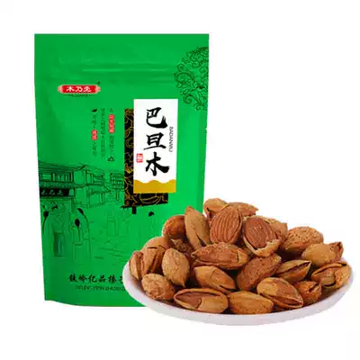Mu Nai shell hand-peeled thin shell paper skin Badan wood 250g bagged American big almond snack almond kernel nut fried goods