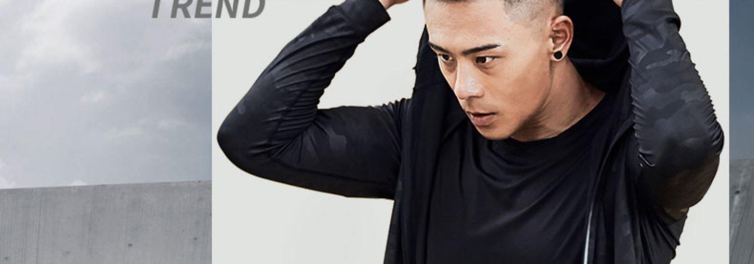 Quần áo thể dục nam đào tạo chạy thể dục thể thao mùa hè thiết bị bóng rổ chạy bộ quần áo nhanh khô quần áo chặt chẽ - Quần áo tập thể hình ao tập gym