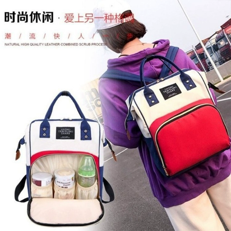 Mommy Bag 2020 Balo Thời trang Mới Công suất lớn Túi Mommy Đa chức năng Trọng lượng nhẹ và Siêu nhẹ cho Mẹ và Bé Đi chơi - Túi / túi Baby