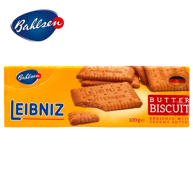德国进口 Bahlsen 百乐顺 莱布尼兹黄油饼干 100g*3包 天猫优惠券折后￥19包邮（￥49-30）