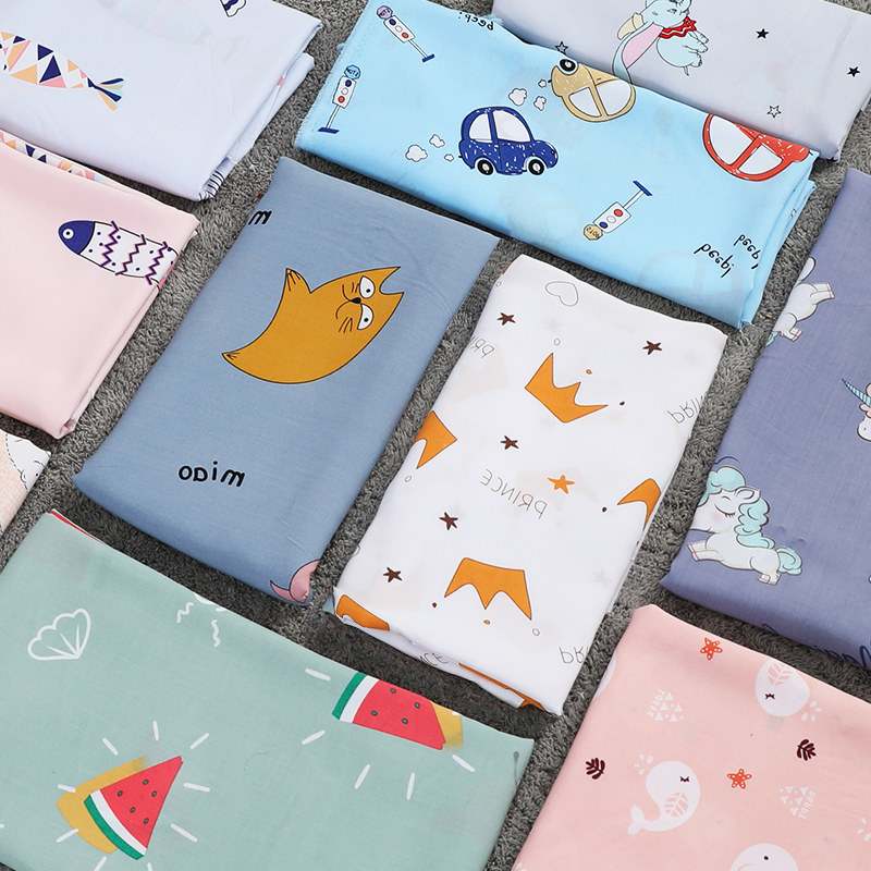 cotton silk cloth material artificial cotton baby clothes cartoon cotton silk clothing fabric children cotton pyjamas summer clear cabin handling-Taobao