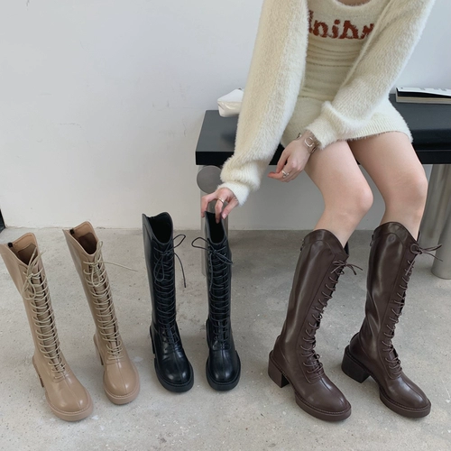 Высокие сапоги, коллекция 2022, подходят для подростков