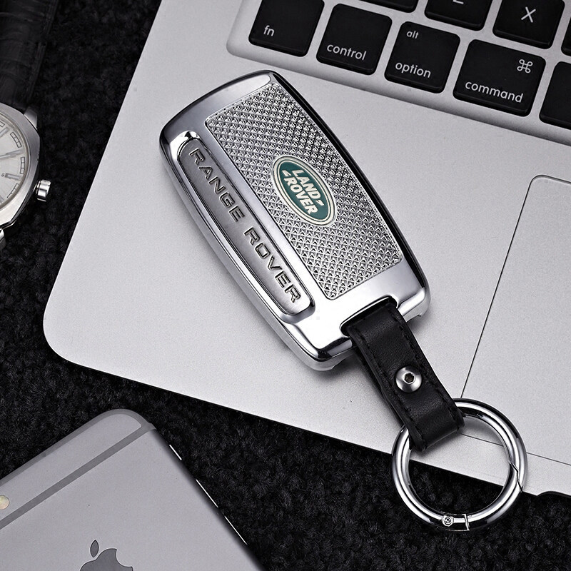 Land Rover Key Cover Discovery Range Rover Sport Aurora Jaguar XE XF XJL Car Metal Keychain Bag