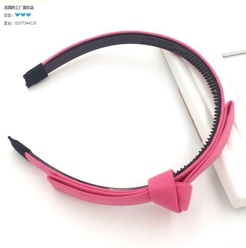 The new hairband female temperament is about Joker Qingguo fabric students adult knot teeth anti-skid press hair
