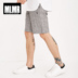 MLMR mùa thu nam thoải mái cotton và lanh thời trang kẻ sọc dây kéo quần short giản dị 217301528 - Quần short quan ao nam Quần short
