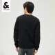 Jack Jones Spring and Autumn Straight Letter Stamped Grey Style Fashionable Inner Sweatshirt Men's Clothing