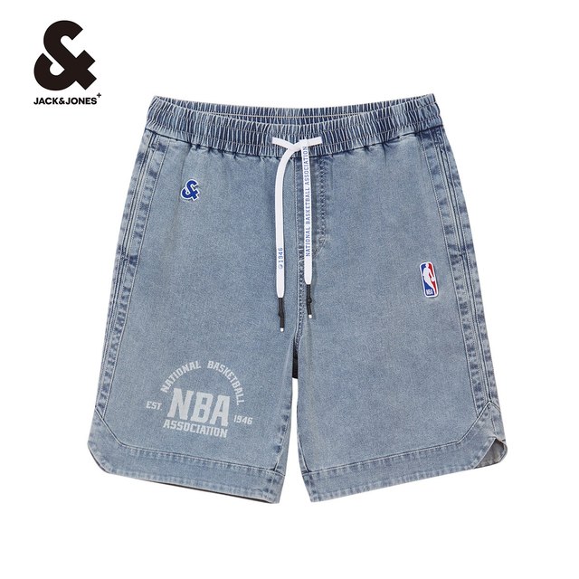 Jack Jones Ole NBA Joint Grizzlies summer men's casual loose straight breathable shorts ເສື້ອຜ້າຜູ້ຊາຍ