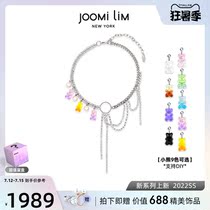 Joomi Lim Nesting 2022 spring Chains Wind locks Bone Chain DIY Candy Small Bear Colorful Fluo Necklace Woman