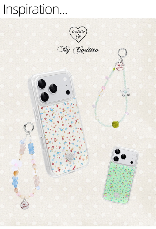 coditto Mint Floral Minimalist iPhone Case