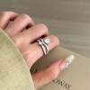 925 sterling silver princess crown square diamond ring for women light luxury