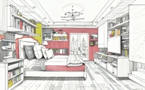 Environmental Design Hand Drawn Sketches Visual Communication PPT CAD Mission Statement Shenzhen-Dashan University Small Self-Study