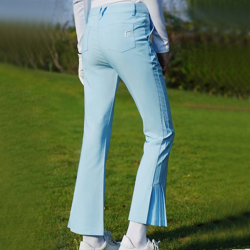 Spring and Summer Women's Golf Cropped Pants, Flared Pants, Slim Fit, Slimming Women's Pants, Stretchy, Quick-Drying, Wrinkle-Free Long Pants