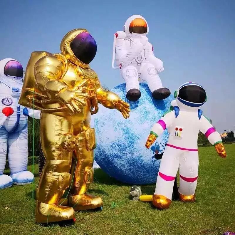 Inflatable Astronaut Gas Model Inflatable Nine Grand Planetary Model Inflatable Astronaut Astronaut Rocket Inflatable Planet