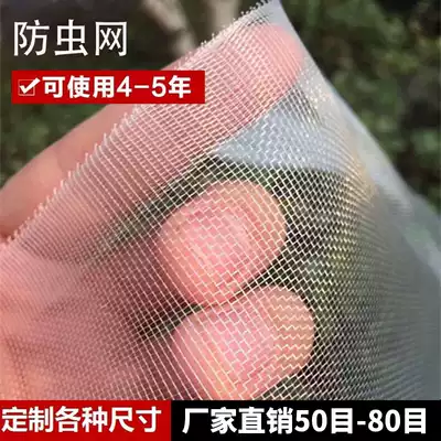 Insect-proof mesh yarn net Pig farm thickened encrypted anti-mosquito net Vegetable garden greenhouse fruit tree bayberry tree anti-mosquito special