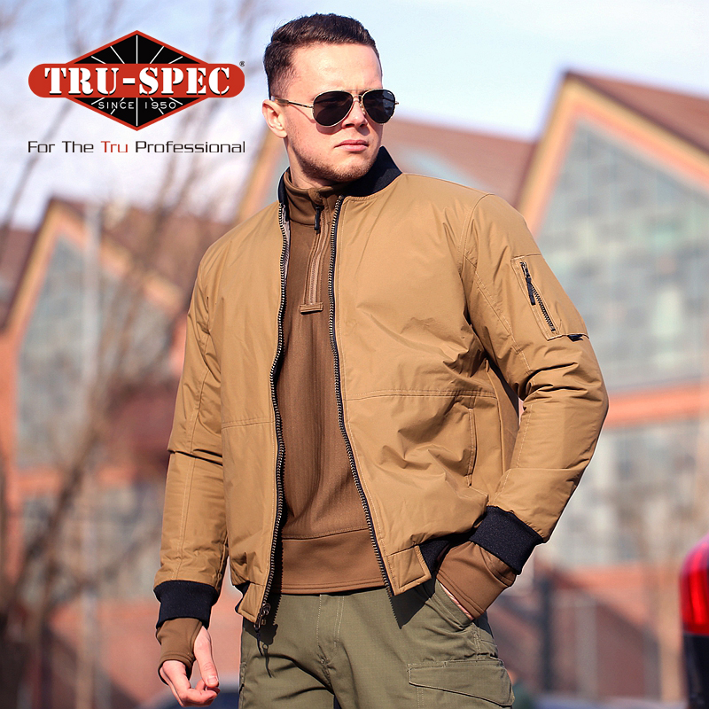TRU-SPEC Iron Card 24-7 Asian Edition MA-1 Winter Warm Spring Autumn Season Insulation Cotton Clothes Flight Jacket-Taobao