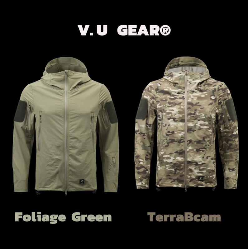 V.U Gear Ranger Ac Spring and Autumn Lightweight Moisture-Wicking Quick-Drying Sun Protection Four-Way Stretch Multi-Pocket Softshell Jacket
