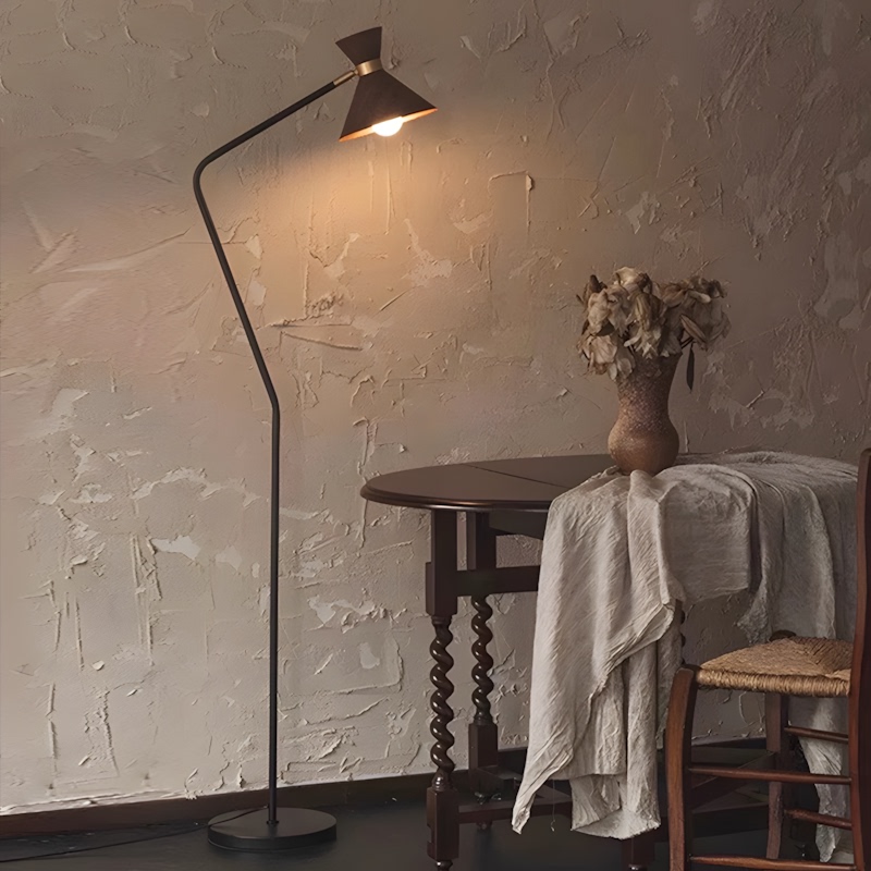 Vintage Designer French Floor Lamp Nordic Retro Living Room Sofa Side Ambiance Cafe Bedroom Floor Lamp