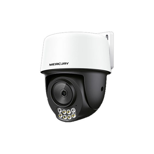 Mercury Mipc5286W-4 5 Million Full-Color Outdoor Wireless Ptz Network Camera with Two-Way Voice Monitoring